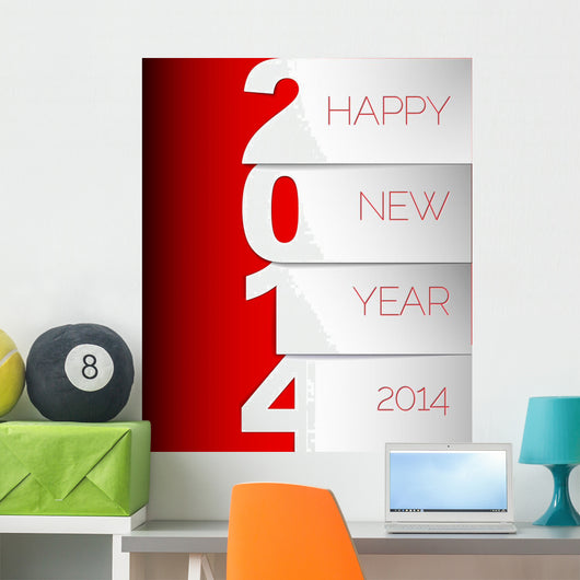 Happy New Year 2014 Wall Decal