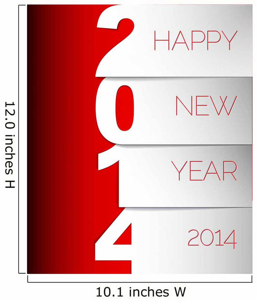Happy New Year 2014 Wall Decal