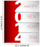 Happy New Year 2014 Wall Decal