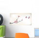 Blossom and Butterflies Painting Wall Decal