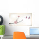 Blossom and Butterflies Painting Wall Decal