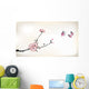 Blossom and Butterflies Painting Wall Decal