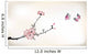 Blossom and Butterflies Painting Wall Decal