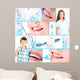 Collage Photographs Theme Healthy Wall Decal