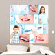 Collage Photographs Theme Healthy Wall Decal