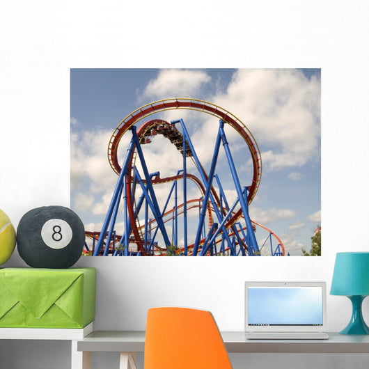Roller Coaster Wall Decal