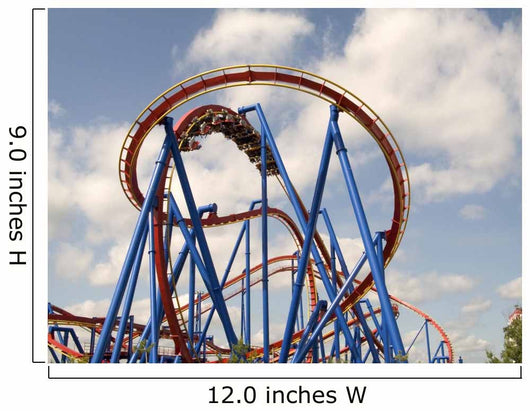 Roller Coaster Wall Decal