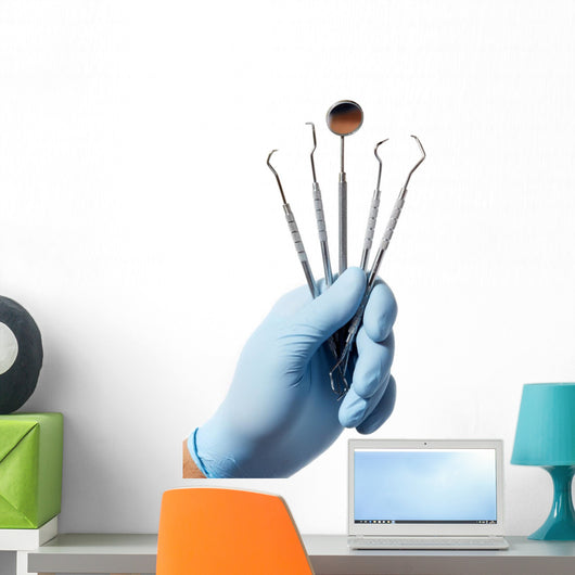 Hand with Professional Dental Wall Decal