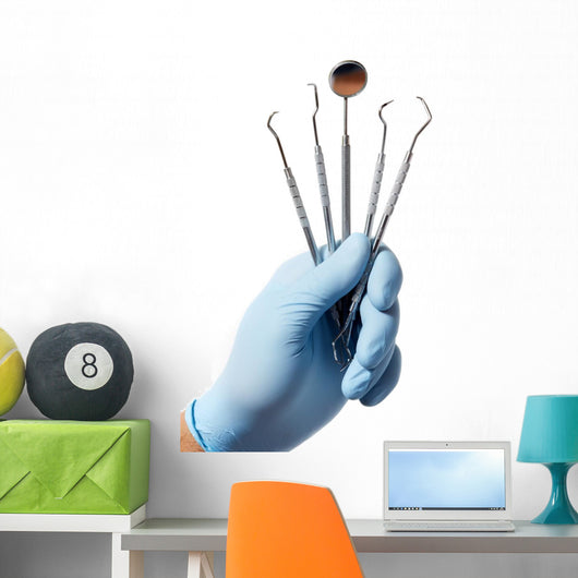 Hand with Professional Dental Wall Decal