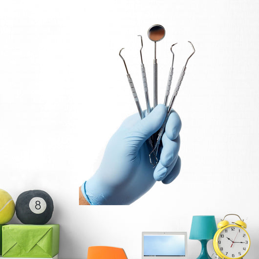 Hand with Professional Dental Wall Decal