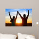 Sport Couple Athletes Success Wall Decal