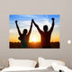 Sport Couple Athletes Success Wall Decal