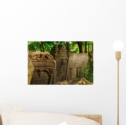 Old Jewish Cemetery Prague Wall Decal