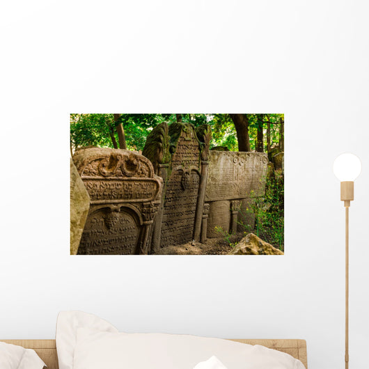 Old Jewish Cemetery Prague Wall Decal