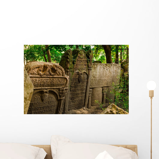 Old Jewish Cemetery Prague Wall Decal
