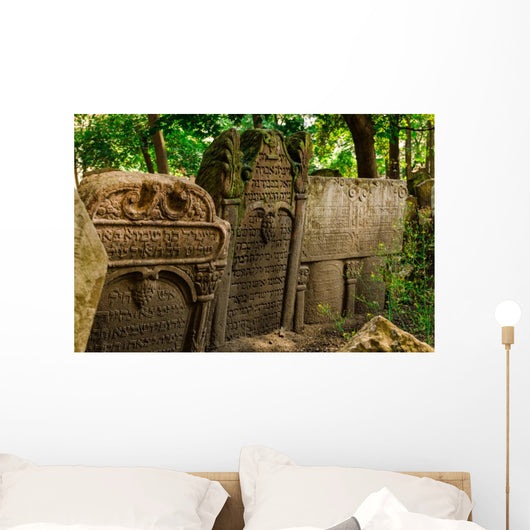 Old Jewish Cemetery Prague Wall Decal