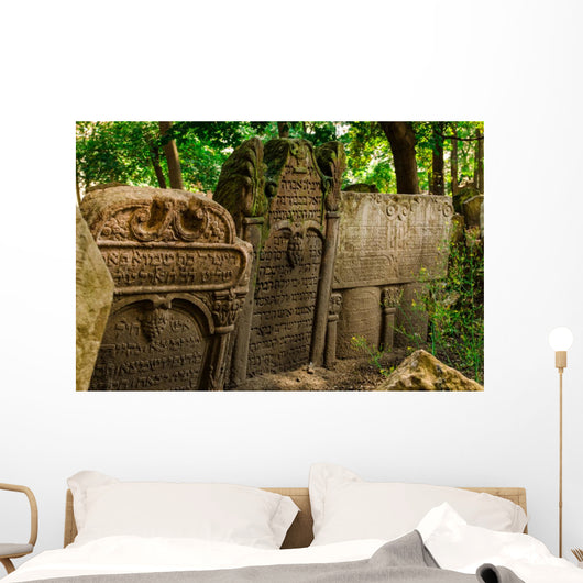 Old Jewish Cemetery Prague Wall Decal