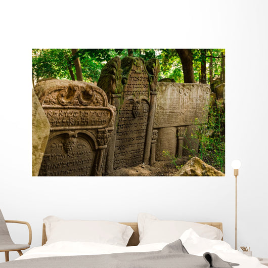 Old Jewish Cemetery Prague Wall Decal