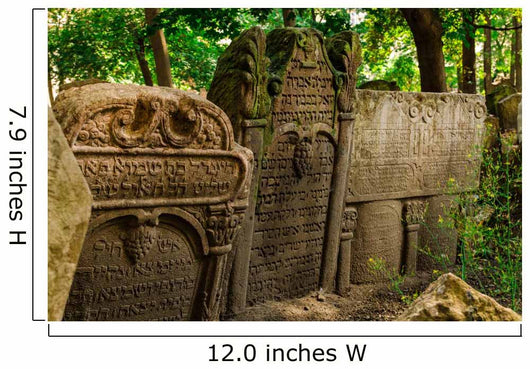 Old Jewish Cemetery Prague Wall Decal