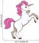 White Unicorn with Pink Wall Decal