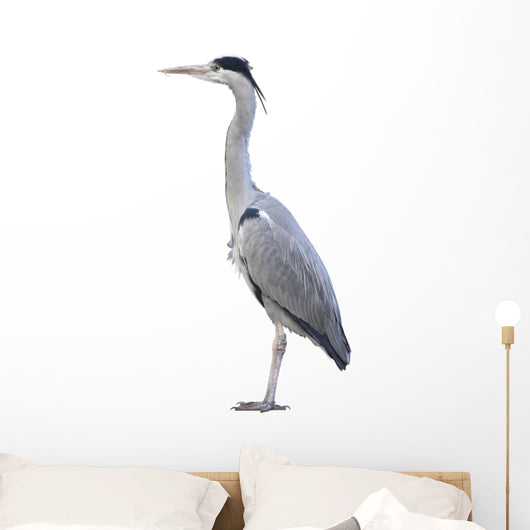 Heron over White Wall Decal