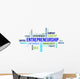 Word Cloud Entrepreneurship Wall Decal