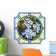 Blue Forget-me-not Flower Wall Decal
