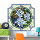Blue Forget-me-not Flower Wall Decal