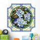 Blue Forget-me-not Flower Wall Decal