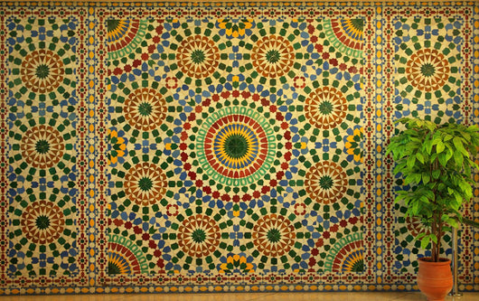 Mosaic from Morocco Wall Decal