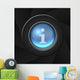 Internet Blue Icon Wall Decal