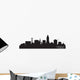 Lincoln Nebraska City Skyline Wall Decal
