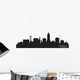 Lincoln Nebraska City Skyline Wall Decal