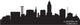Lincoln Nebraska City Skyline Wall Decal