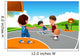 Kids Playing Basketball Playground Wall Decal