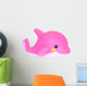 Pink Dolphin Wall Decal