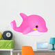 Pink Dolphin Wall Decal