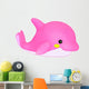 Pink Dolphin Wall Decal