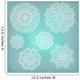 Set Arabesques Lace Ethnic Wall Decal