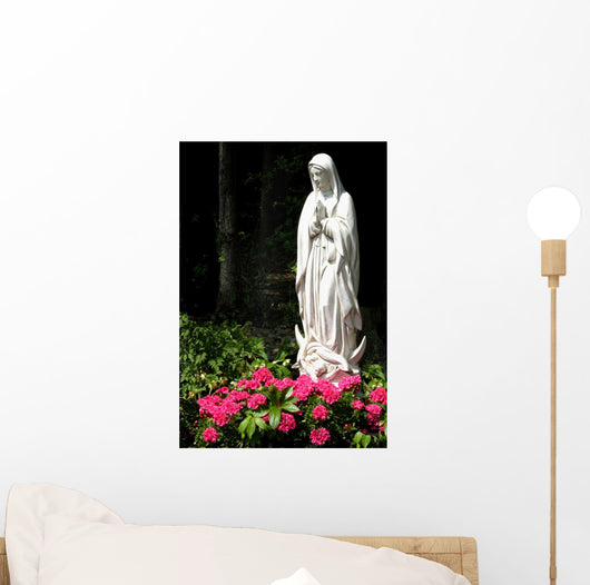 Statue Virgin Mary Wall Decal