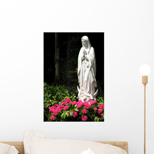 Statue Virgin Mary Wall Decal