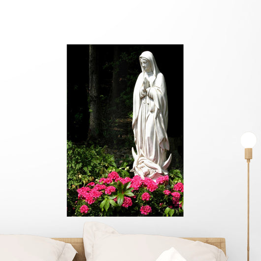 Statue Virgin Mary Wall Decal