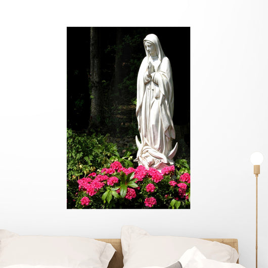 Statue Virgin Mary Wall Decal