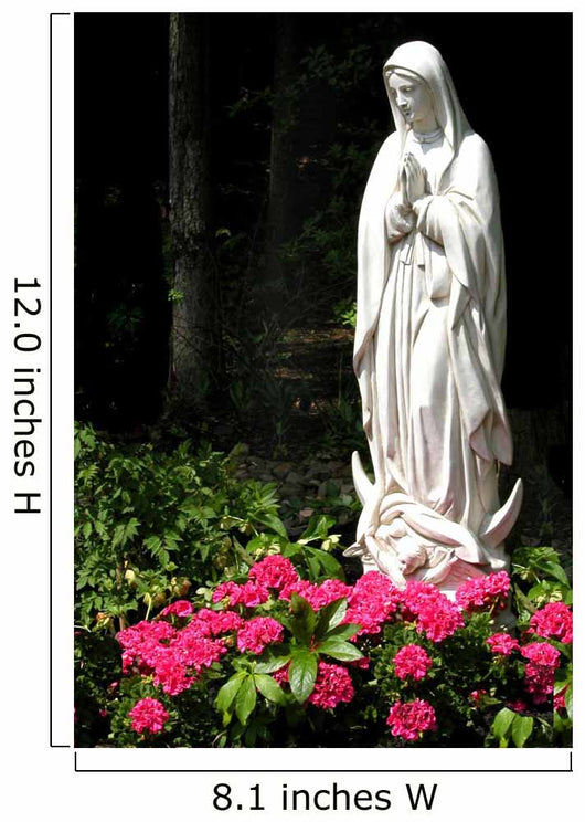 Statue Virgin Mary Wall Decal