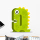 Letter Q Monster Wall Decal