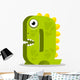 Letter Q Monster Wall Decal