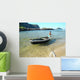Fishing Boat Pond Wall Decal