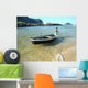 Fishing Boat Pond Wall Decal