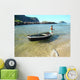 Fishing Boat Pond Wall Decal