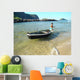 Fishing Boat Pond Wall Decal